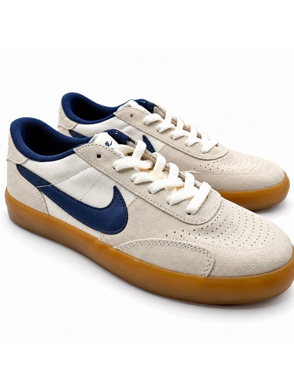 Nike Heritage Vulc SB Summit White Navy Sneakers CD5010-102 Mens Size 9.5 New